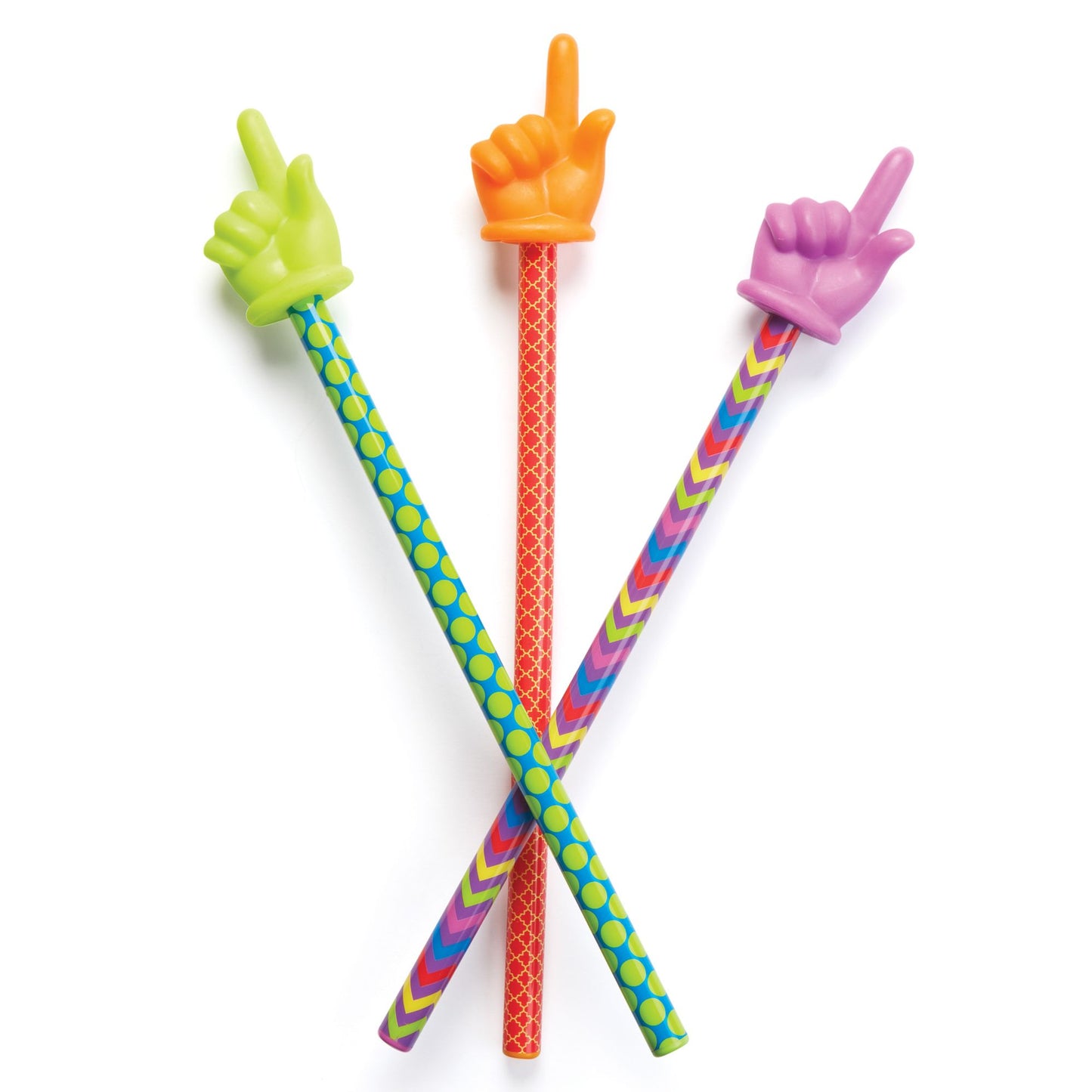 Learning Resources Patterned Hand Pointers, Set of 3