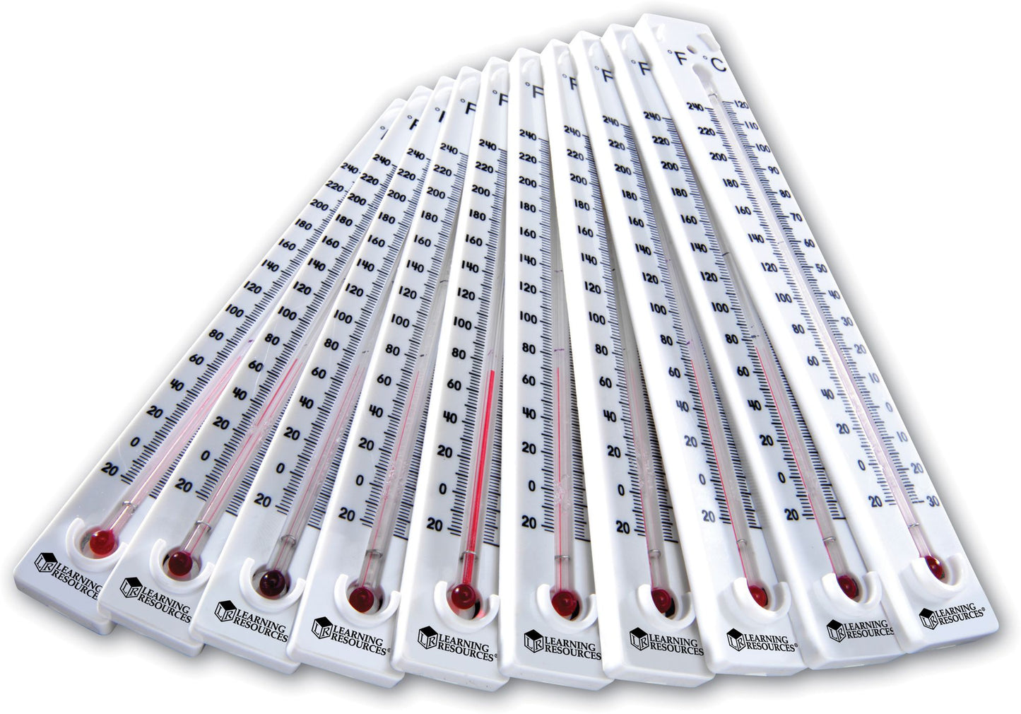 LEARNING RESOURCES LER2415 BOILING POINT THERMOMETERS SET OF 10