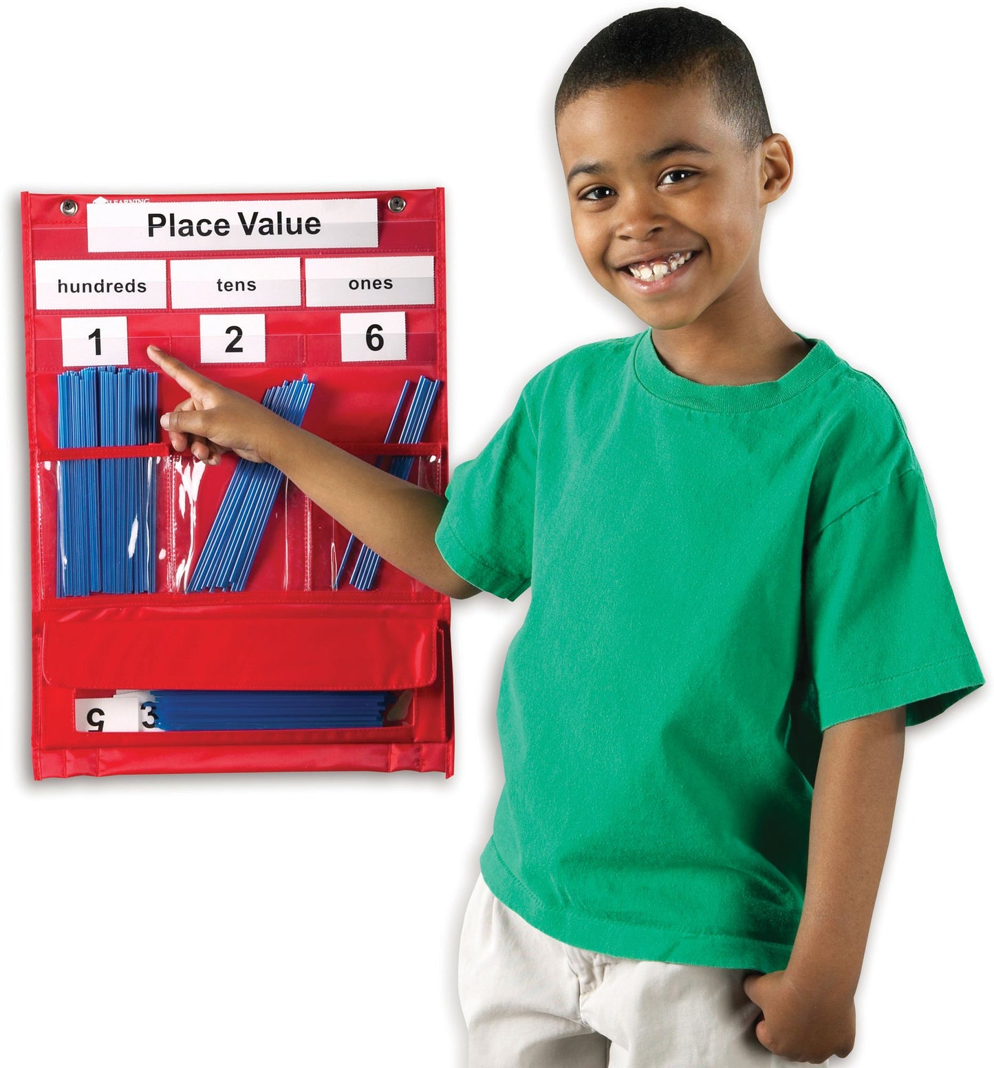 LEARNING RESOURCES LER2416 COUNTING & PLACE VALUE POCKET CHART