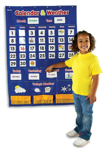 Calendar & Weather Pocket Chart