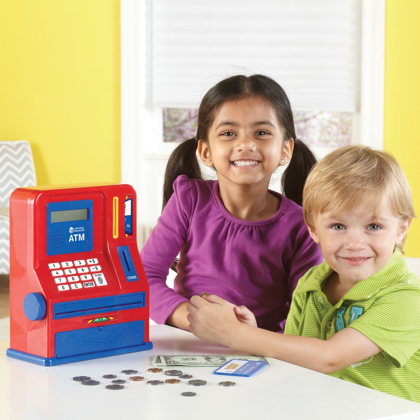 Learning Resources Pretend & Play Teaching ATM Bank
