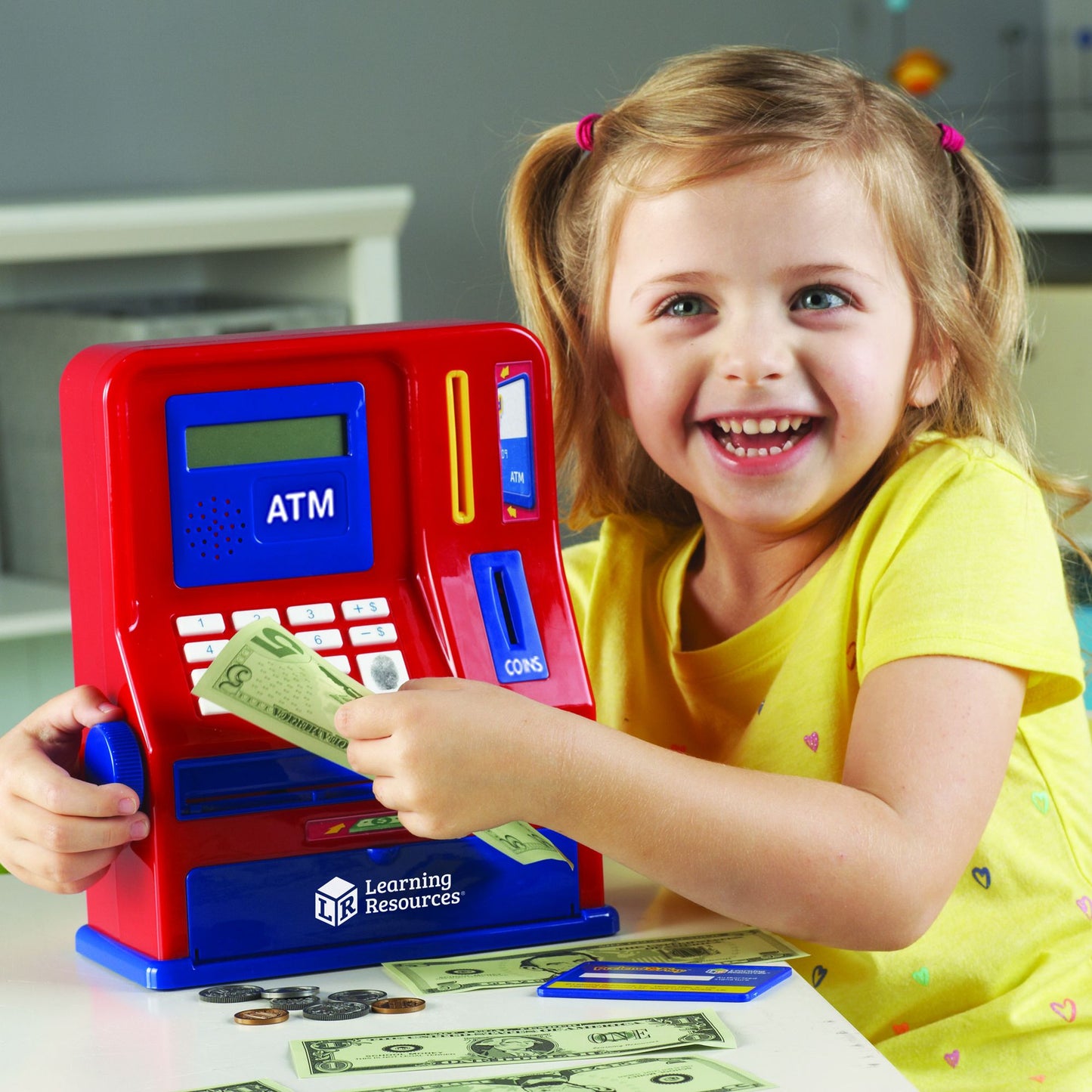 Learning Resources Pretend & Play Teaching ATM Bank