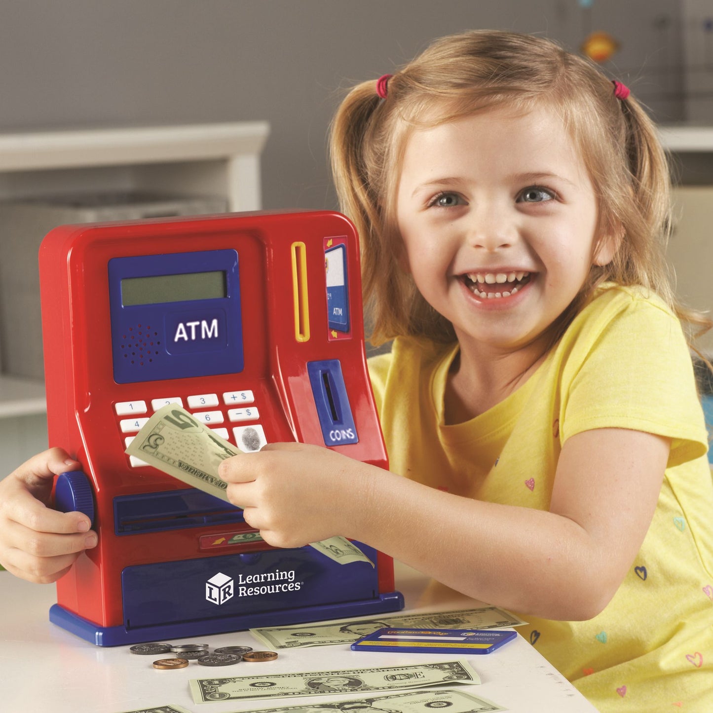 Learning Resources Pretend & Play Teaching ATM Bank