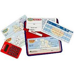 Checkbook with Calculator - Pretend Play Set