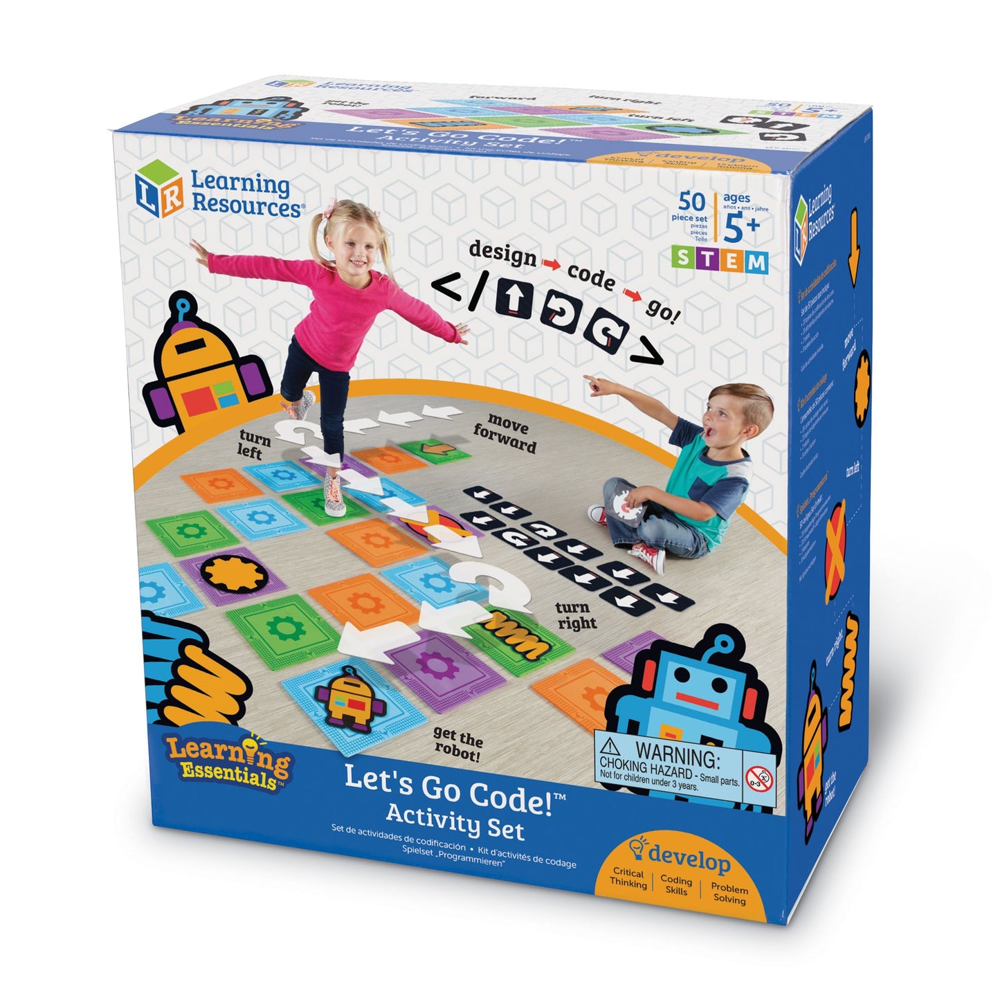 Learning Resources Let's Go Code! STEM Activity Set