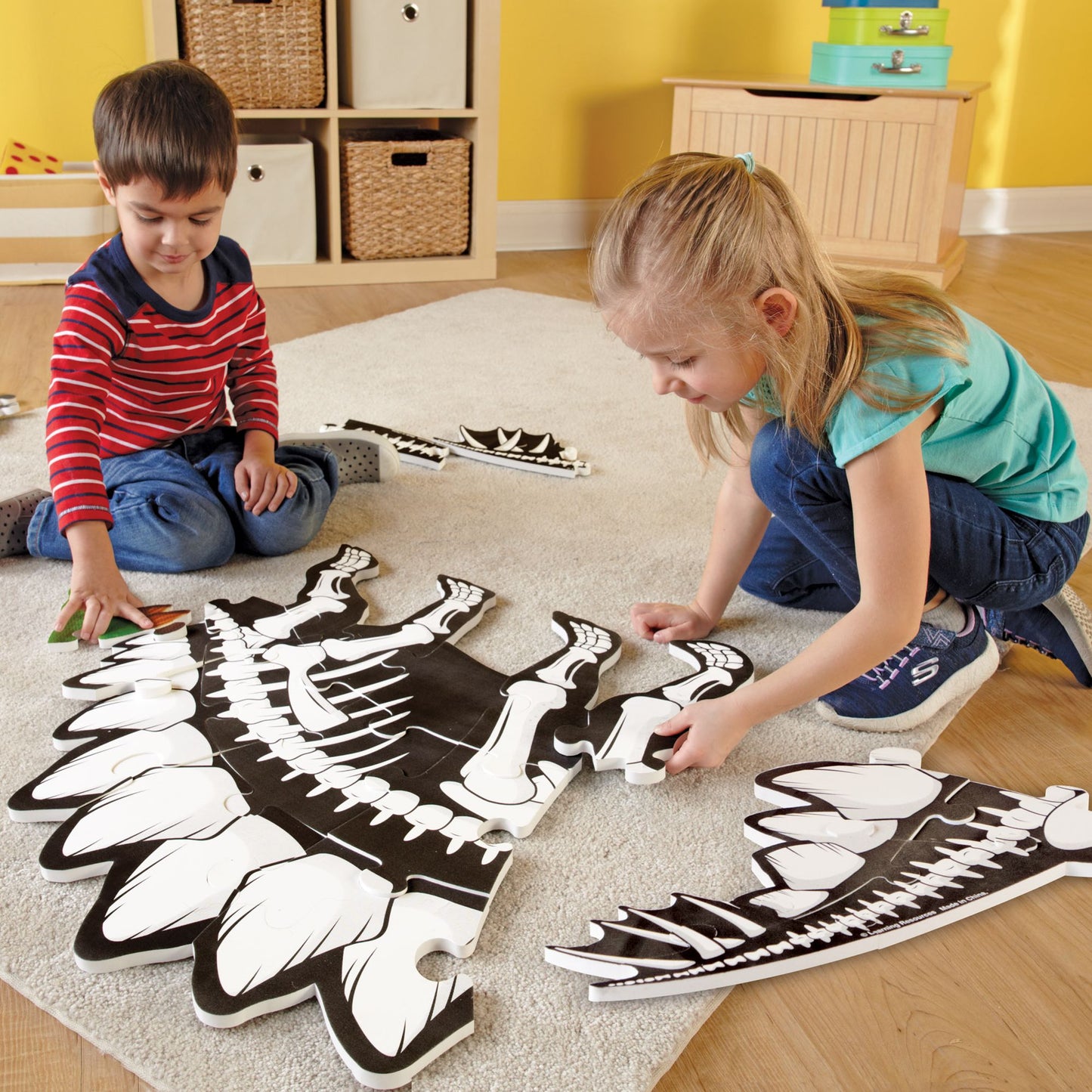 Learning Resources Jumbo Dinosaur Floor Puzzle, Stegosaurus