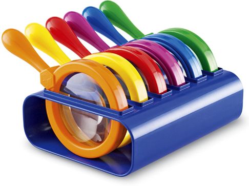 Learning Resources Primary Science Jumbo Magnifiers With Stand