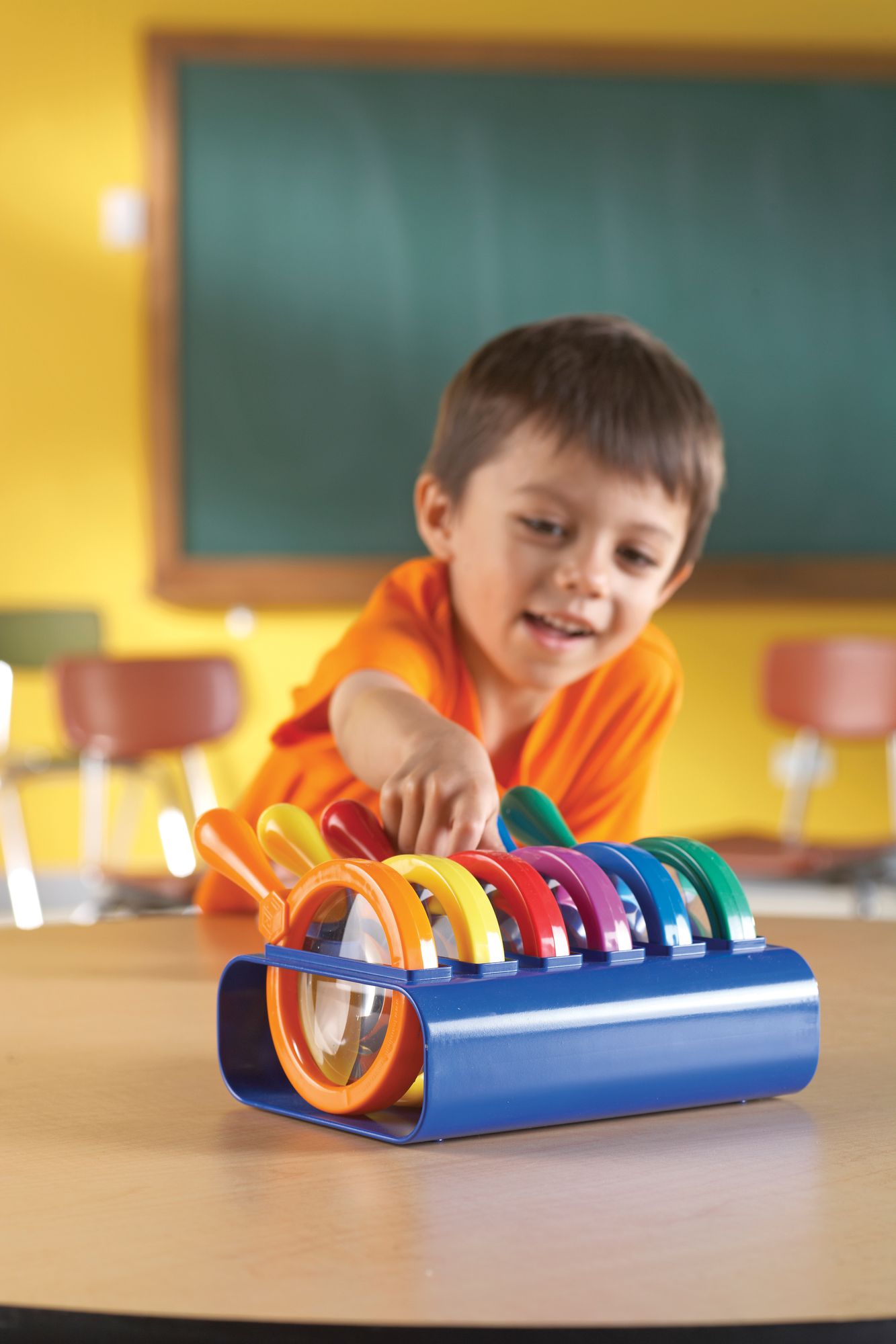 Learning Resources Primary Science Jumbo Magnifiers With Stand