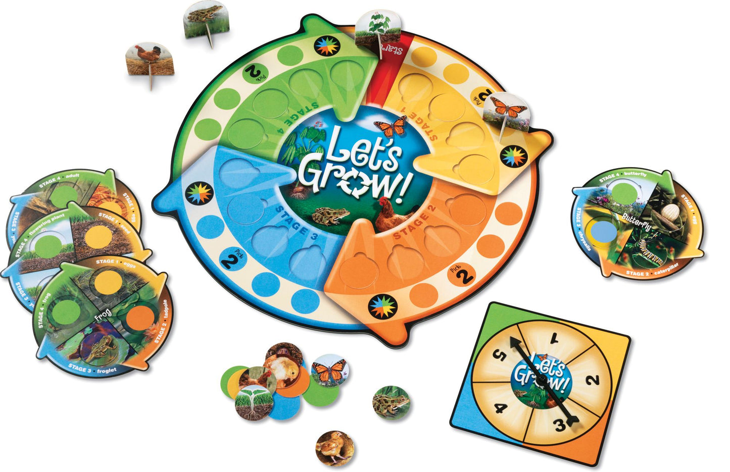 Learning Resources LER2886 Lets Grow A Life Cycles Game