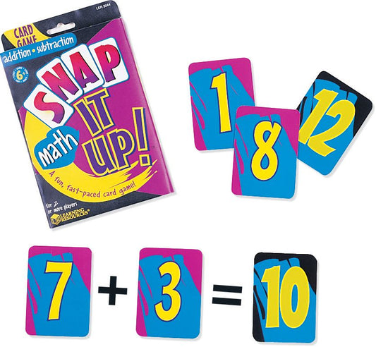LEARNING RESOURCES LER3044 SNAP IT UP! ADDITION/SUBTRACTION-GR. 1+