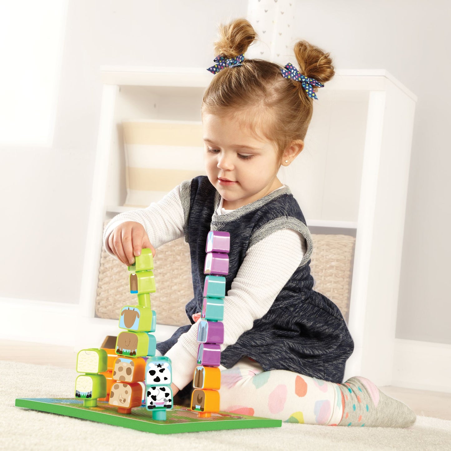 Learning Resources Peg Friends Stacking Farm