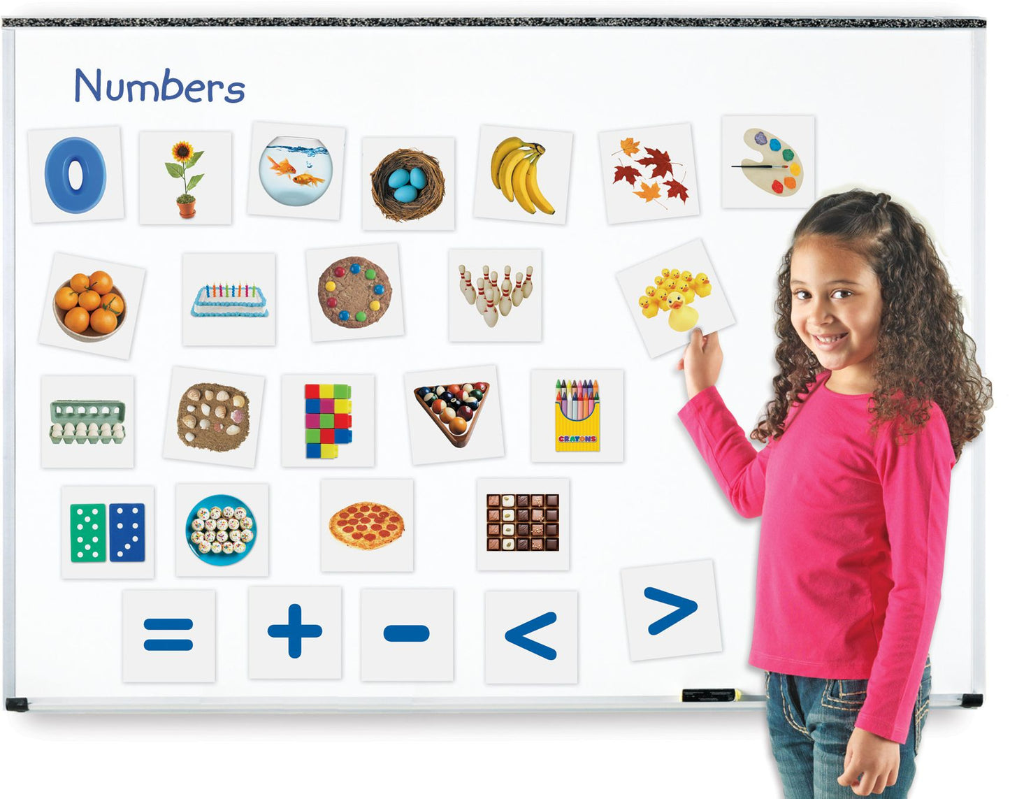 Learning Resources LER3546 Double Sided Magnetic Numbers