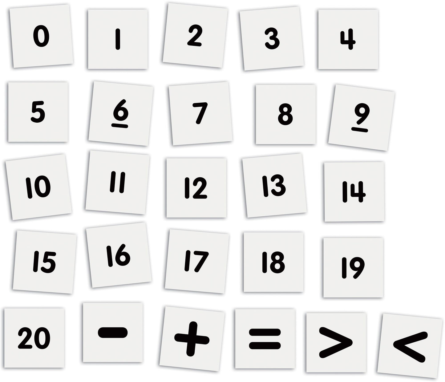 Learning Resources LER3546 Double Sided Magnetic Numbers