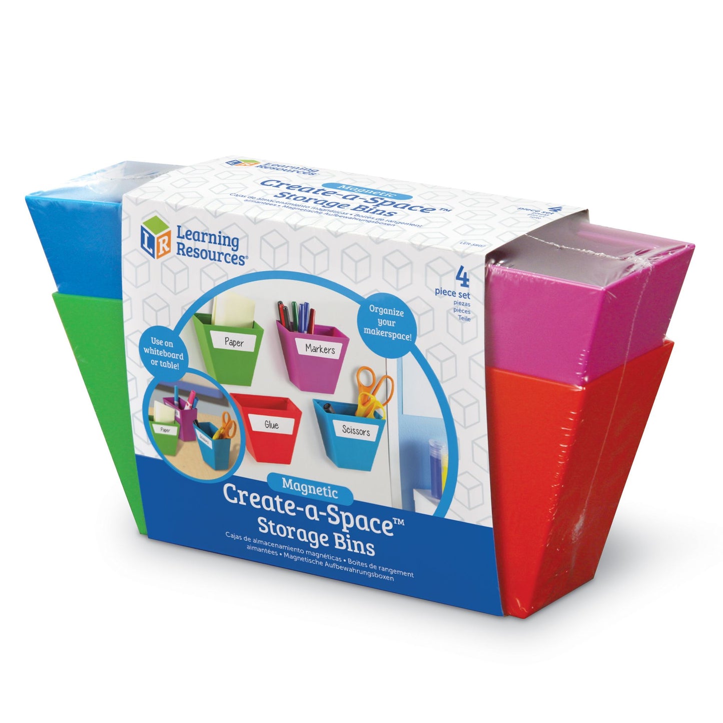 Learning Resources Magnetic Create-a-Space Storage Bins