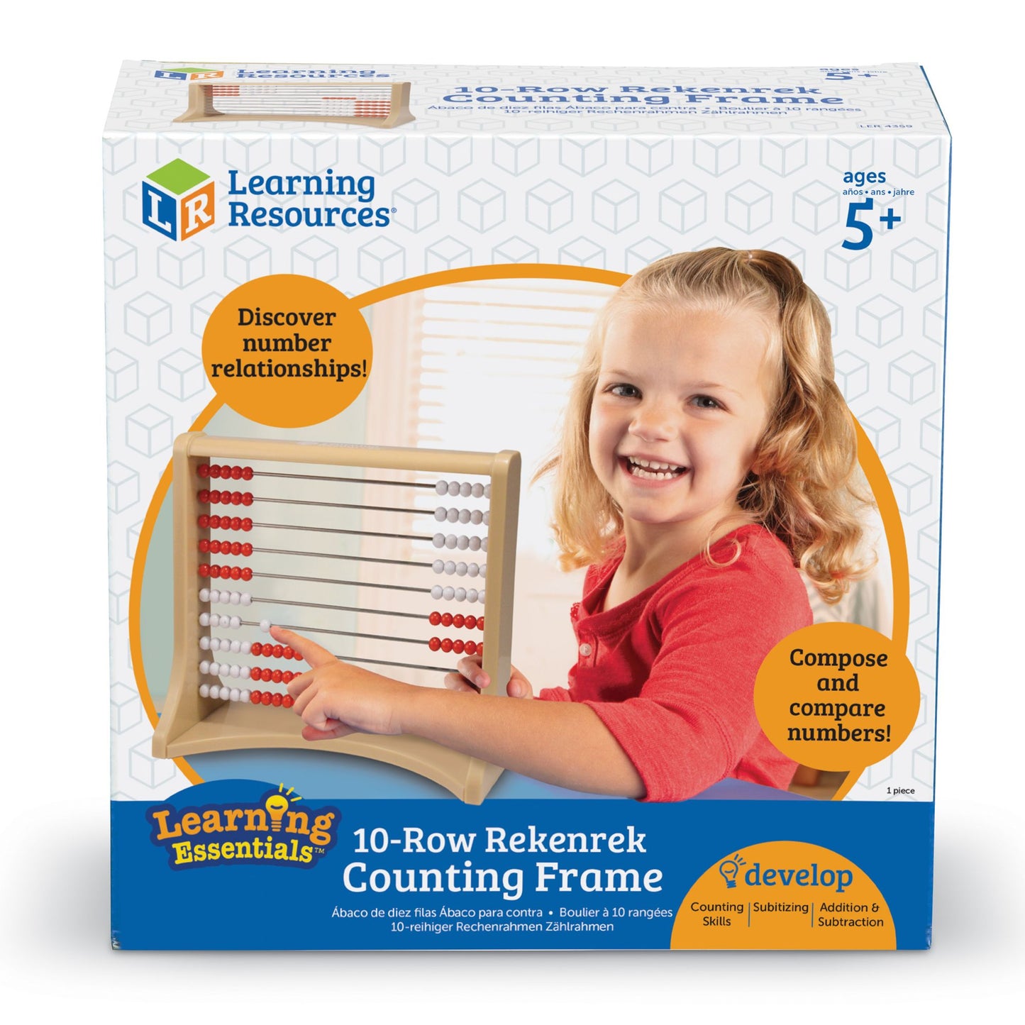Learning Resources 10-Row Rekenrek Counting Frame
