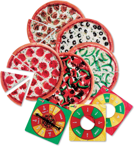 LEARNING RESOURCES LER5061 PIZZA FRACTION FUN JR. GAME