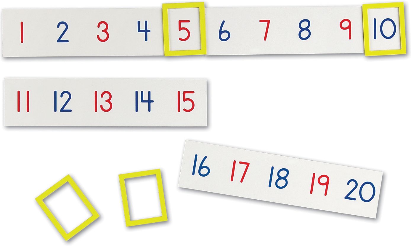 LEARNING RESOURCES LER5194 MAGNETIC NUMBER LINE