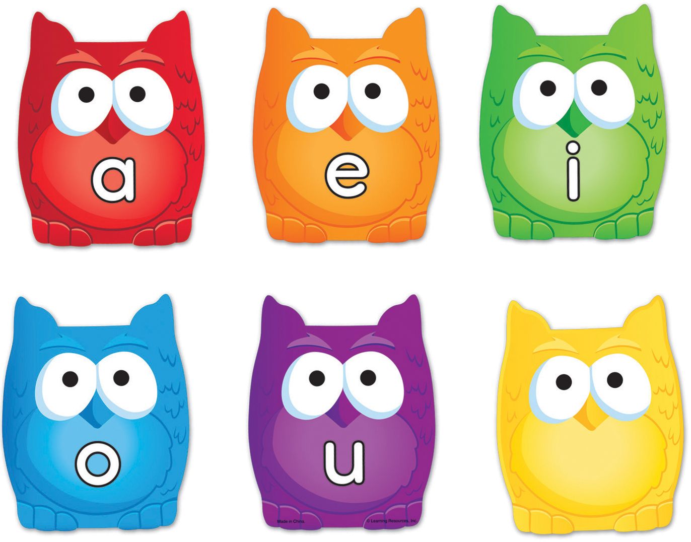 Learning Essentials Magnetic Vowel Owls
