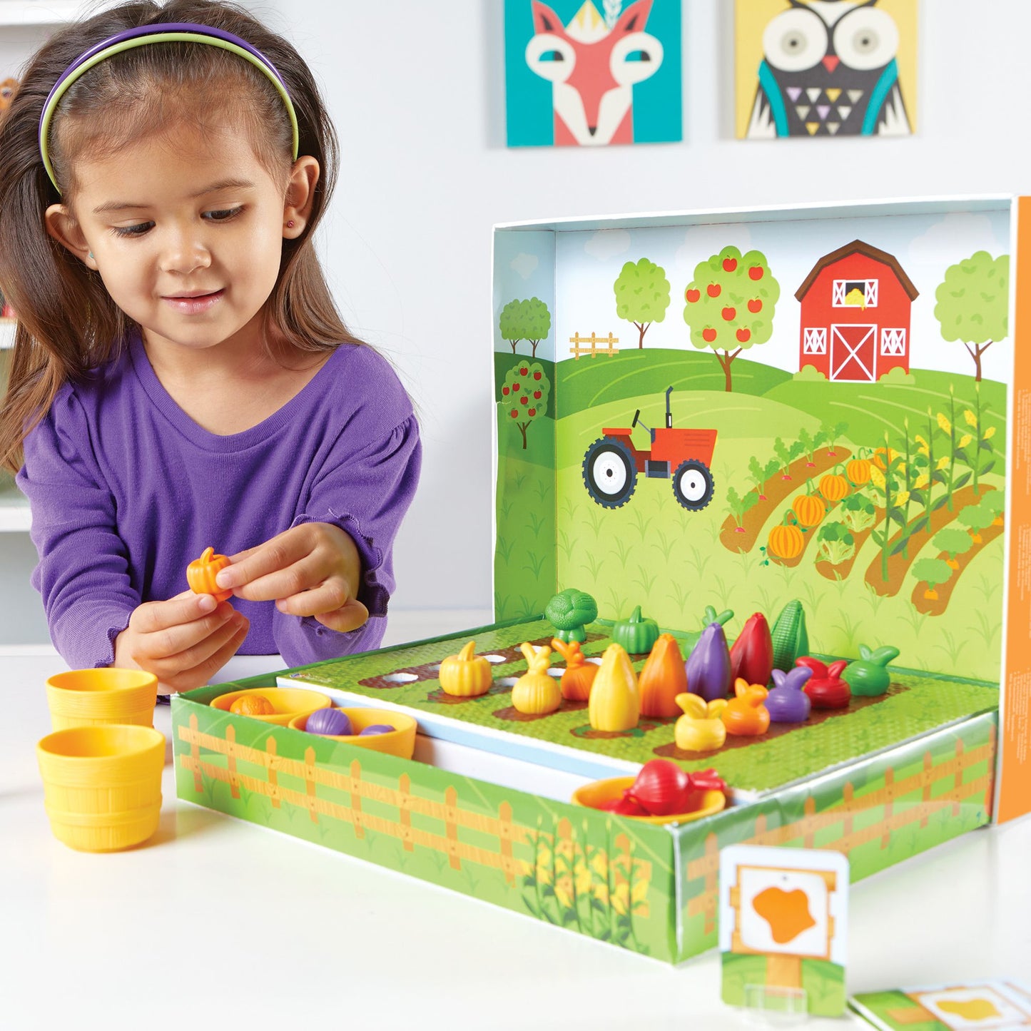 Learning Resources Veggie Farm Sorting Set