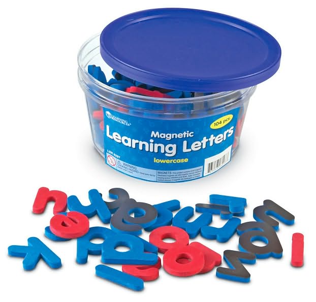 Magnetic Soft Foam Lowercase Learning Letters