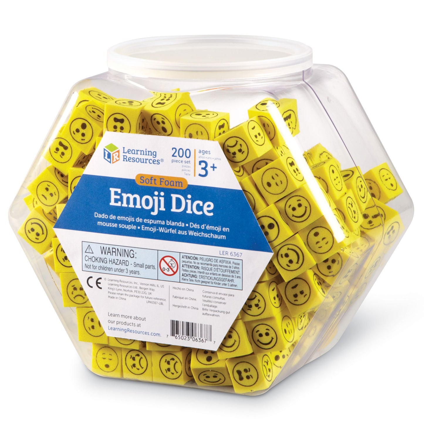 Learning Resources Soft Foam Emoji Dice