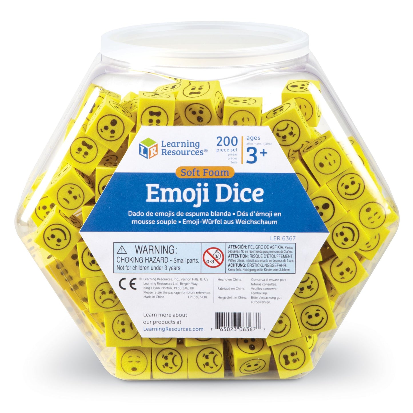 Learning Resources Soft Foam Emoji Dice