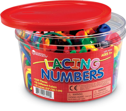 LEARNING RESOURCES LER6400 LACING NUMBERS