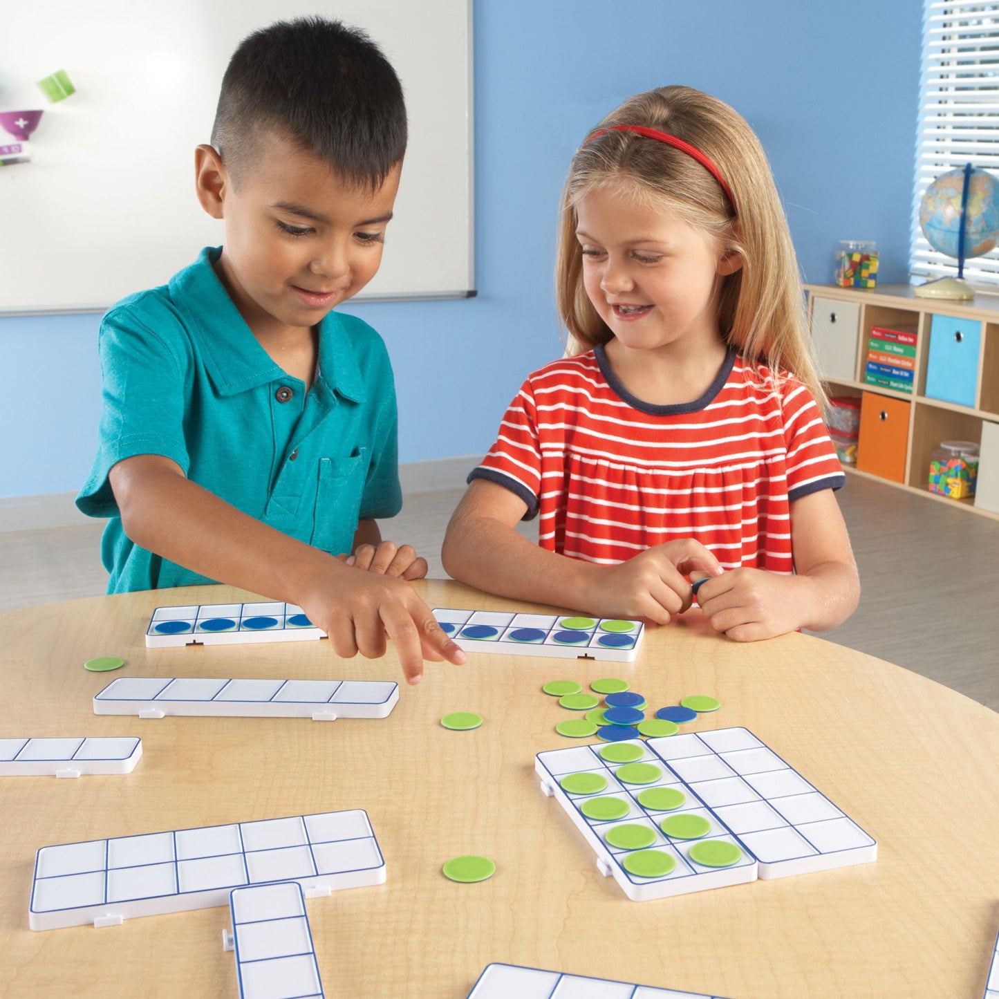 Learning Resources Connecting Ten-Frame Trays