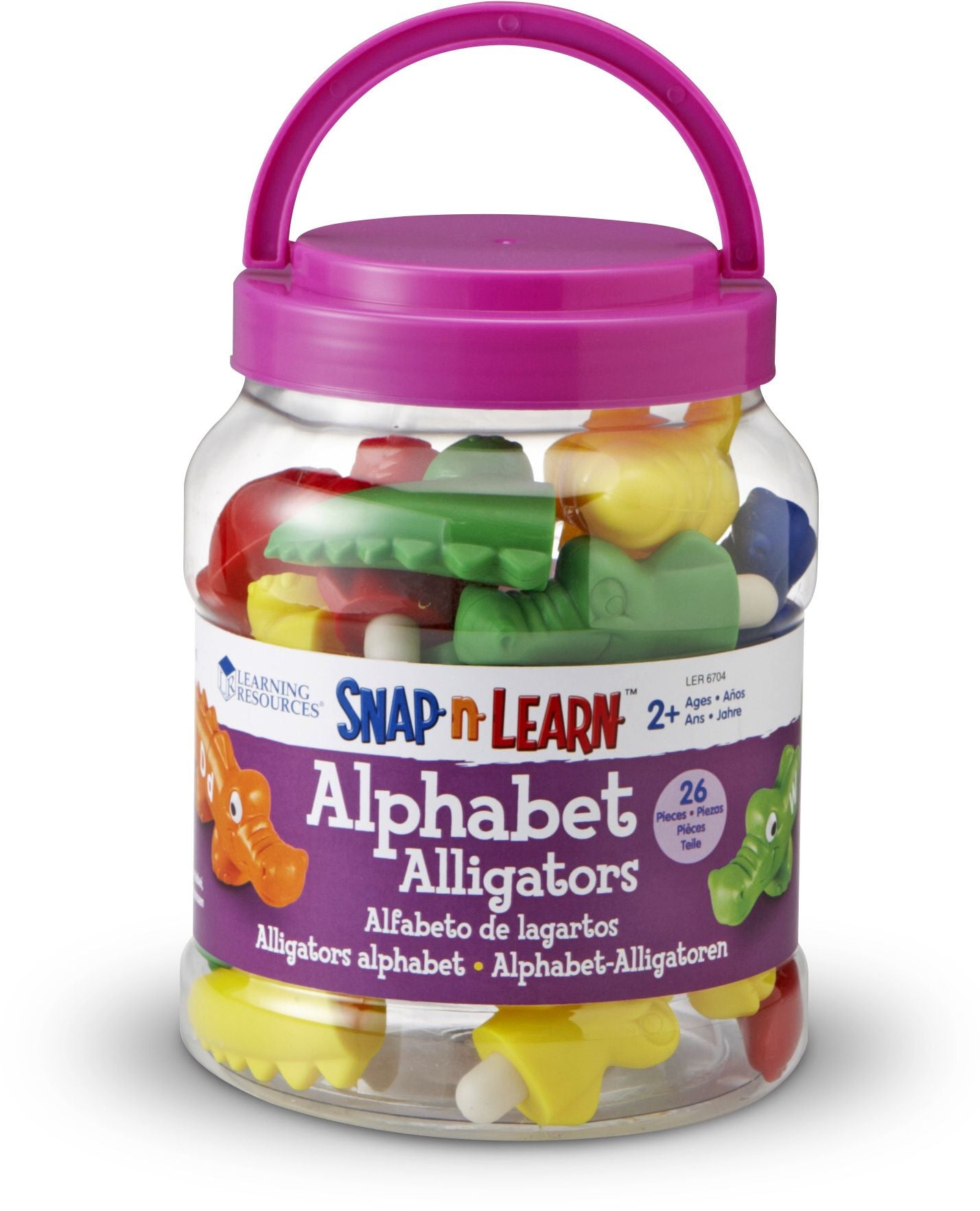 Learning Resources LER6704 Snap N Learn Alpha Gators