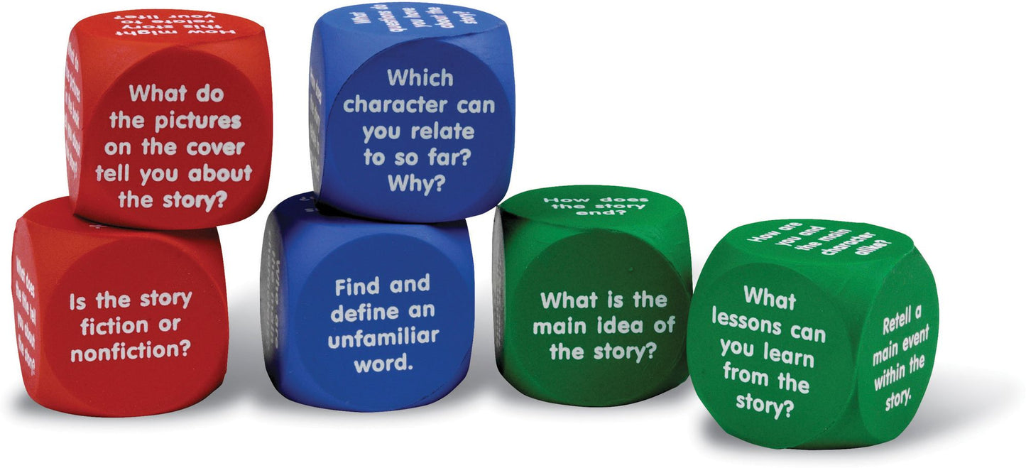 LEARNING RESOURCES LER7022 READING COMPREHENSION CUBES