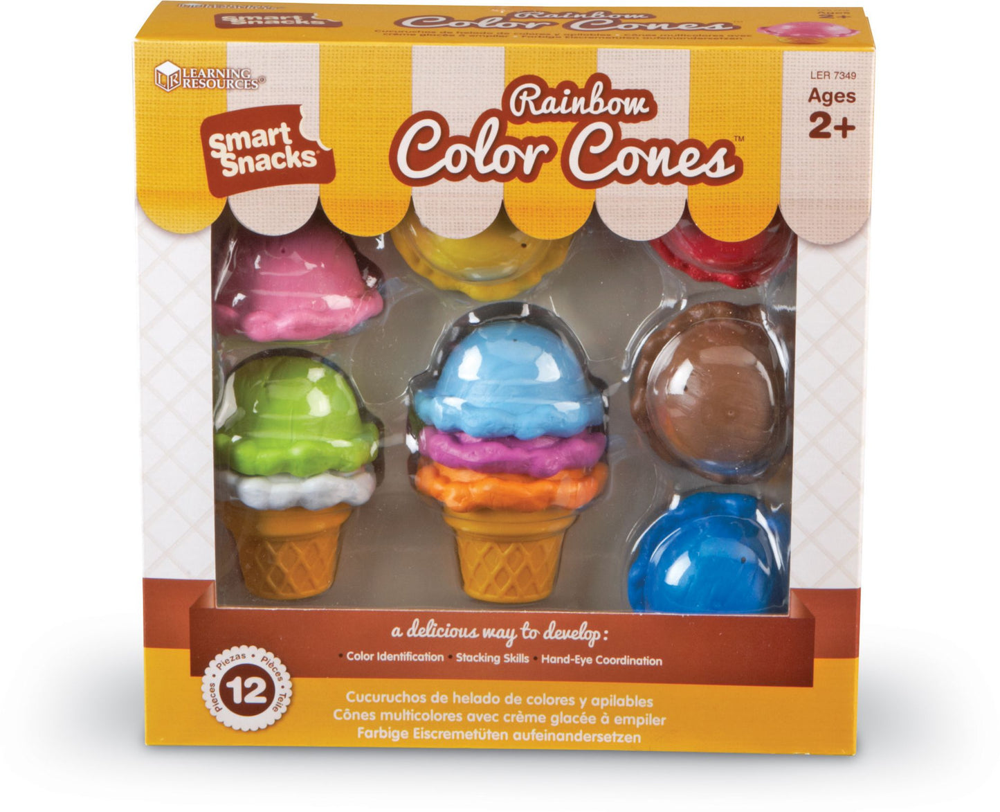 Smart Snacks Rainbow Color Cones