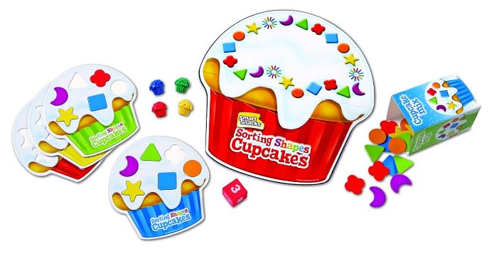 Smart Snacks Sorting Shape Cupcakes Game
