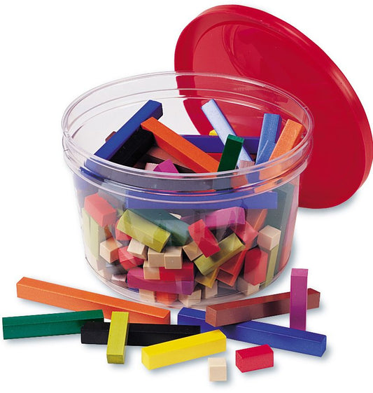 LEARNING RESOURCES LER7513 CUISENAIRE RODS SMALL GROUP PLASTIC-155/PK