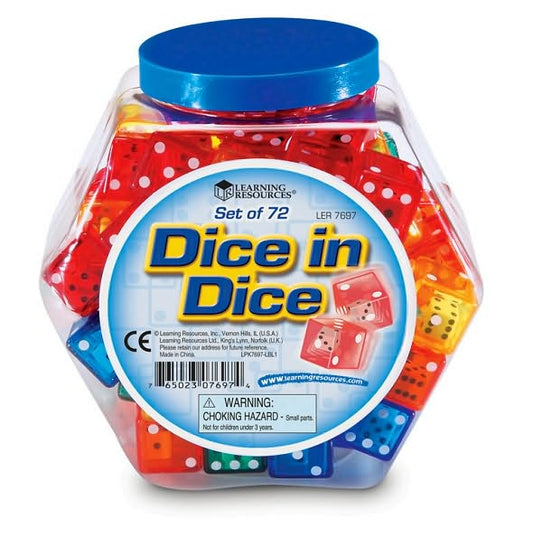 Dice in Dice Set of 72