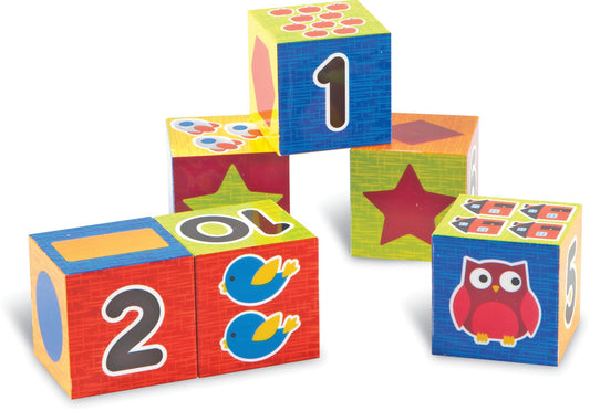 Learning Essentials Numbers & Shapes Puzzle Blocks
