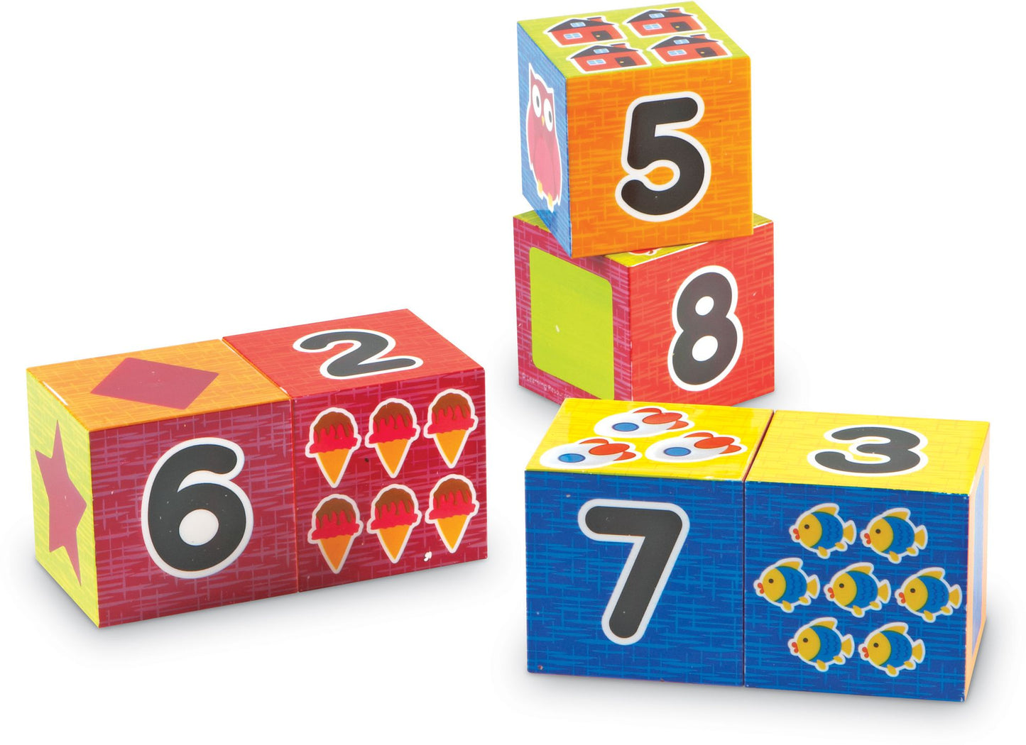 Learning Essentials Numbers & Shapes Puzzle Blocks