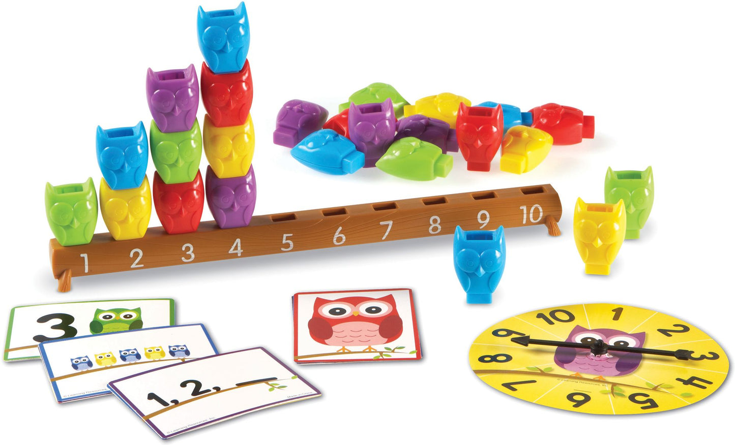 Learning Essentials 1–10 Counting Owls Activity Set