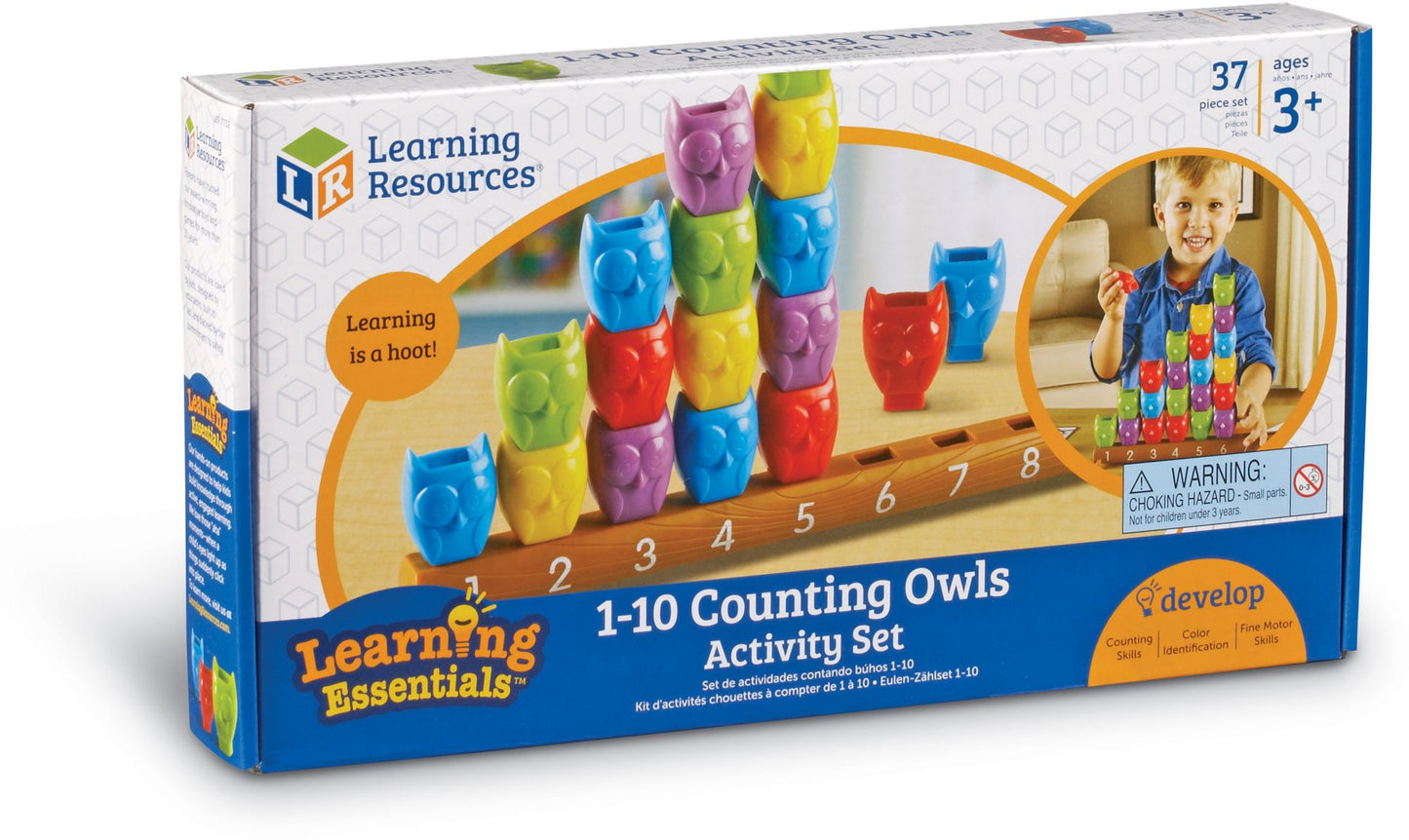 Learning Essentials 1–10 Counting Owls Activity Set