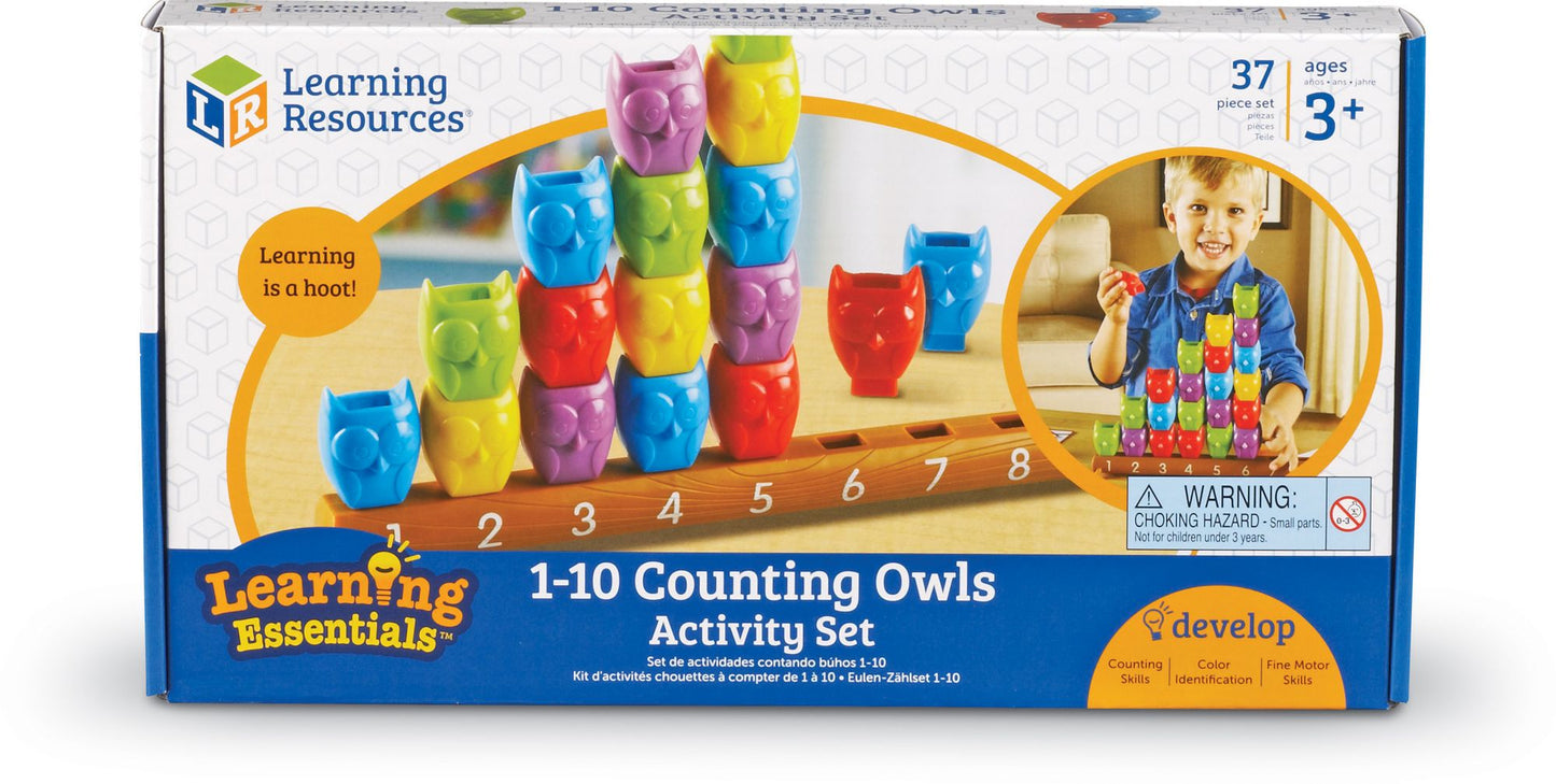 Learning Essentials 1–10 Counting Owls Activity Set