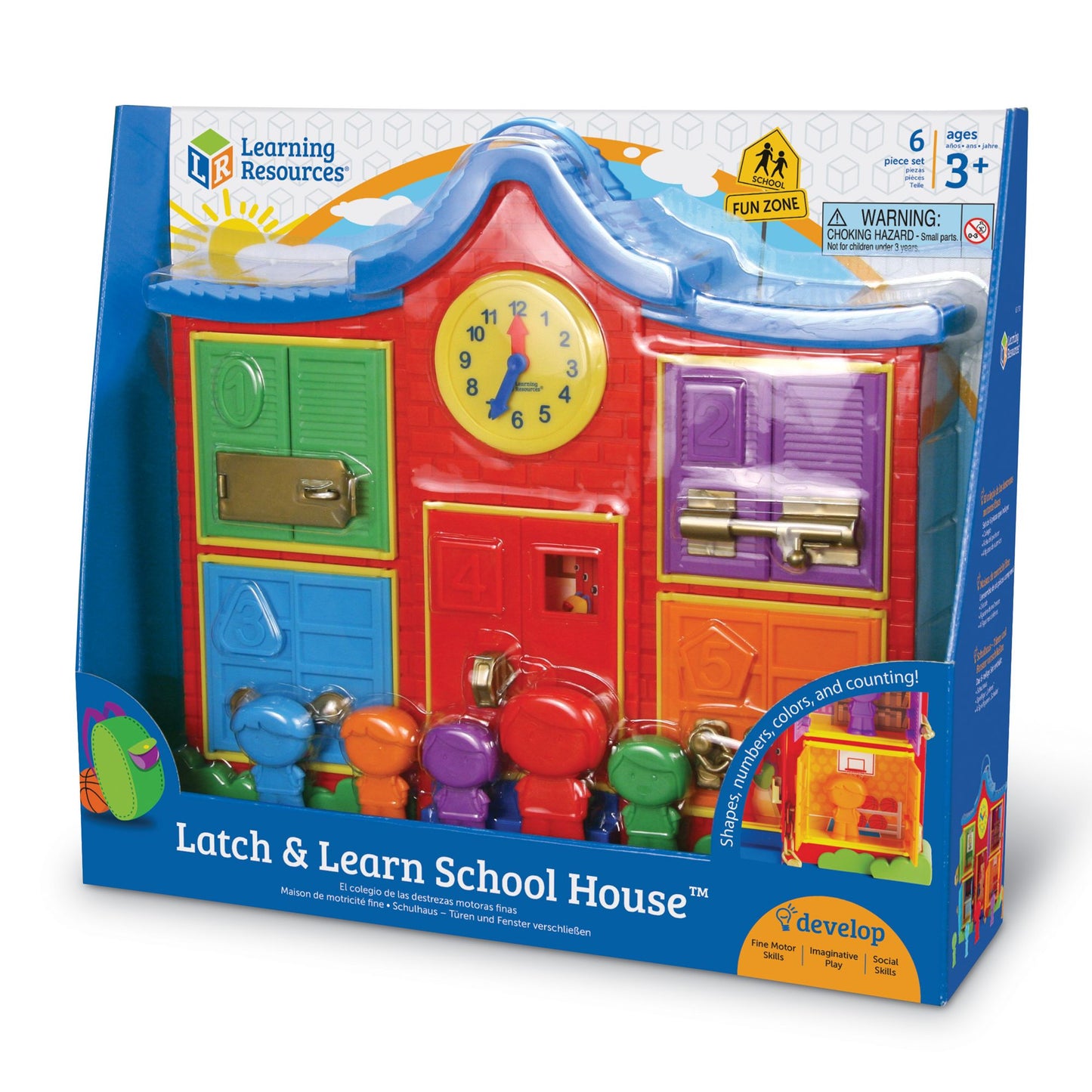 Learning Resources Latch and Learn School House