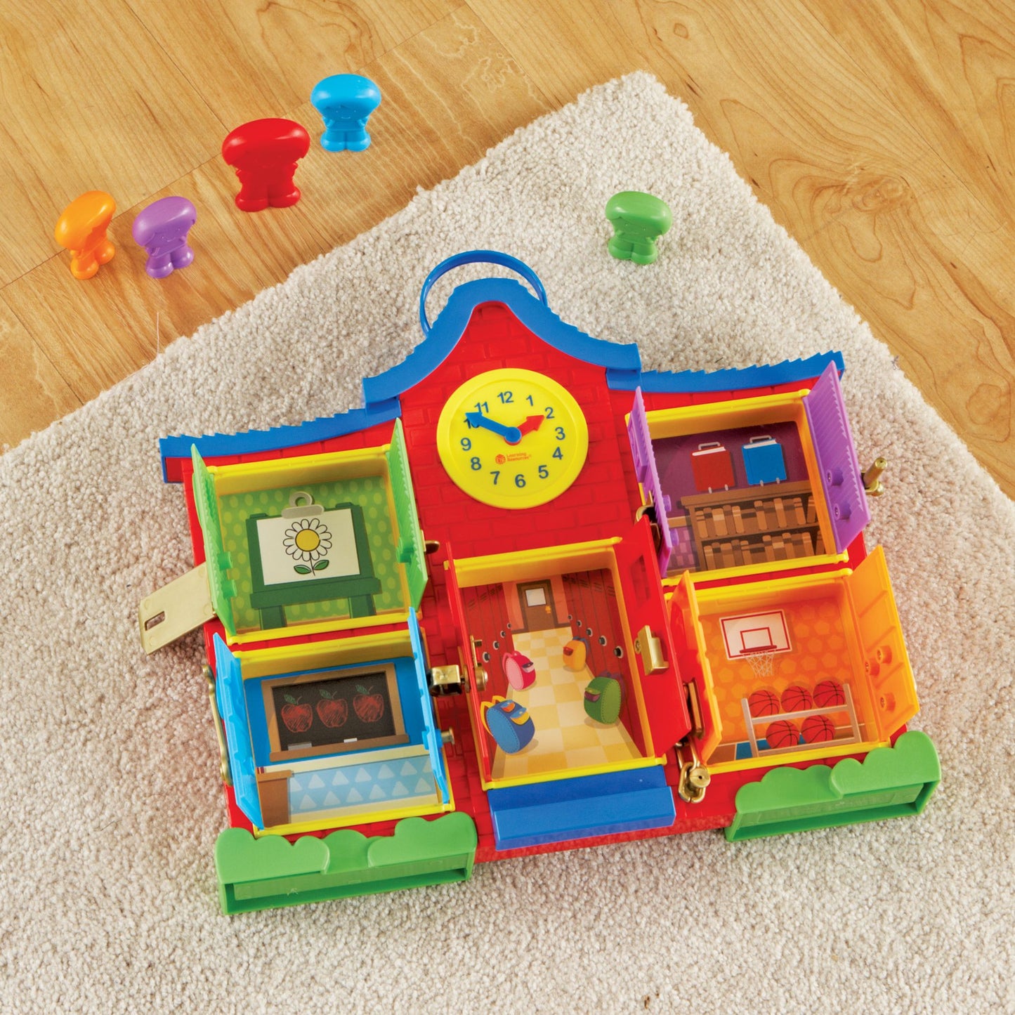 Learning Resources Latch and Learn School House