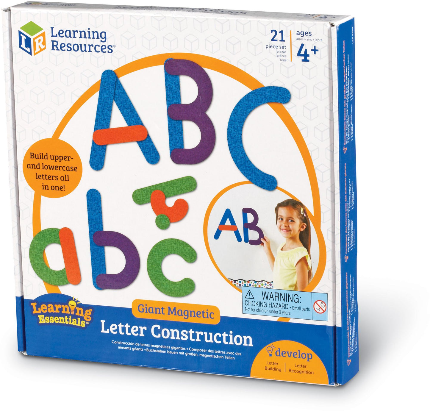 Learning Essentials Giant Magnetic Letter Construction