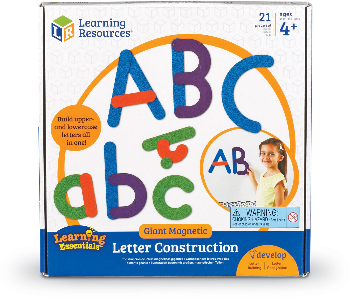 Learning Essentials Giant Magnetic Letter Construction
