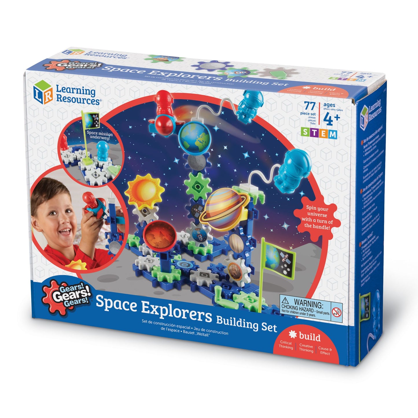 Learning Resources Gears! Gears! Gears! Space Explorers Building Set