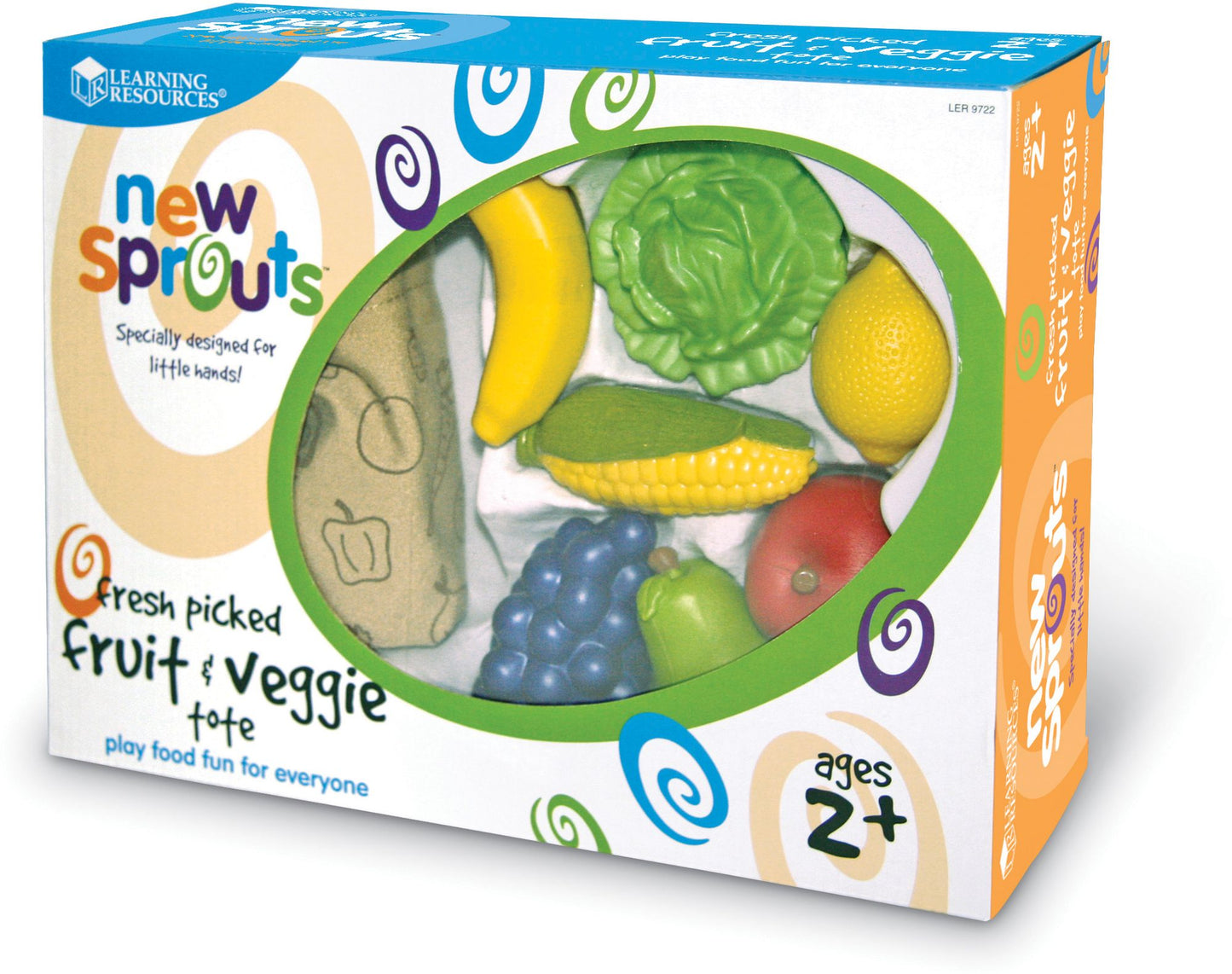 Learning Resources New Sprouts® Fresh Picked Fruit & Veggie Tote