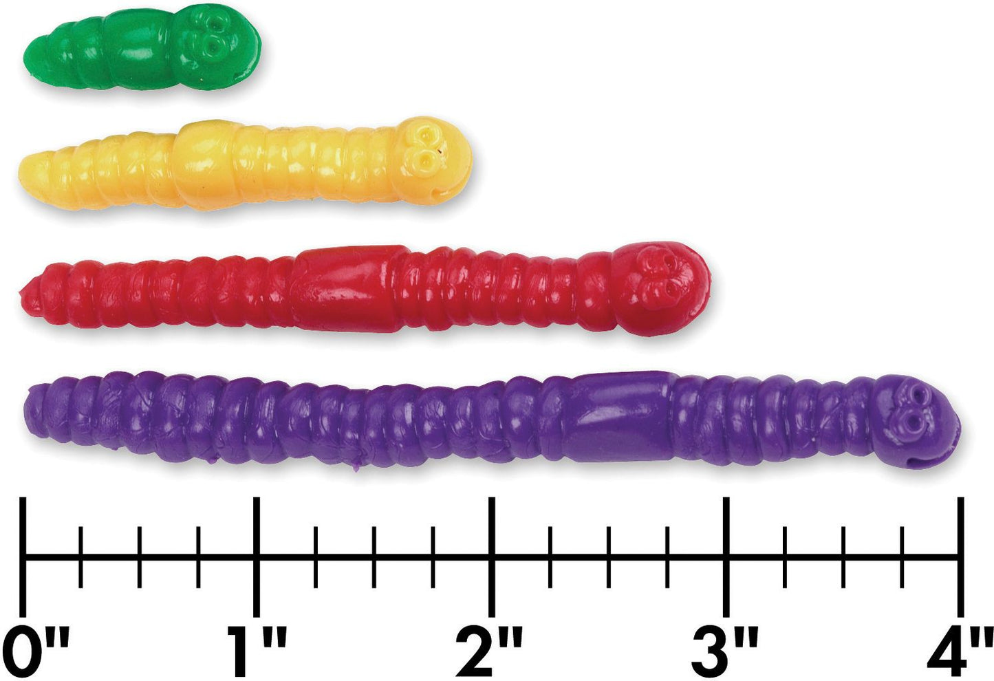 LEARNING RESOURCES LER0176 WIGGLEY JIGGLEY WORM COUNTERS 72 P-IECES