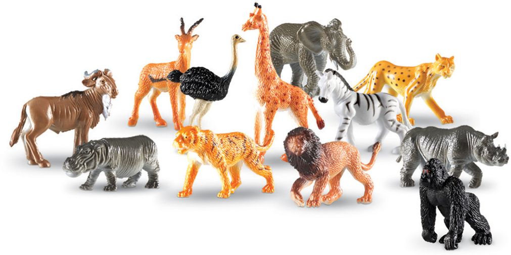 Jungle Animals Set of 60