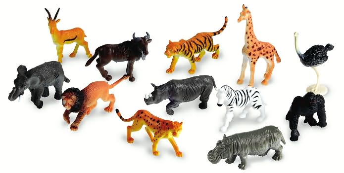 Jungle Animals Set of 60