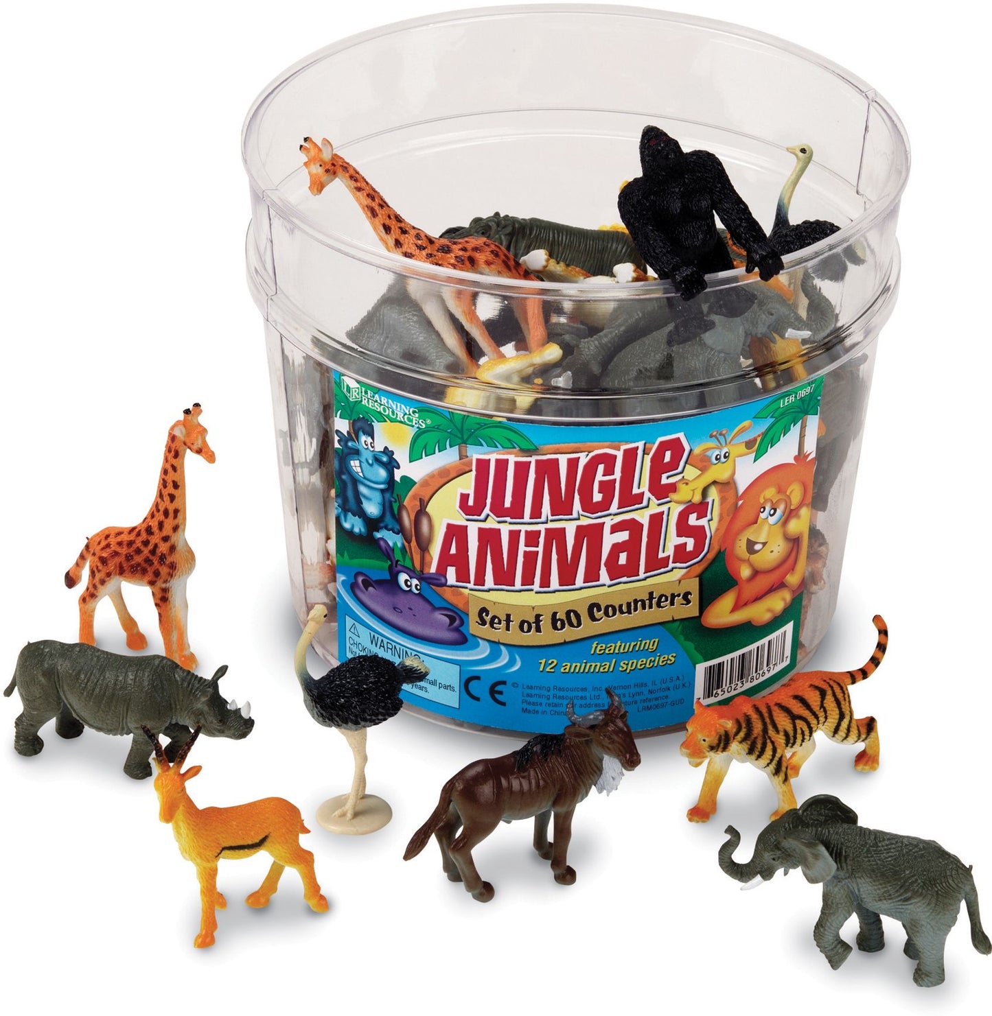 Jungle Animals Set of 60