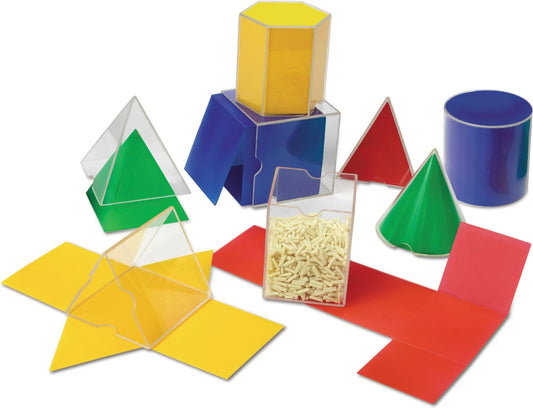 LEARNING RESOURCES LER0921 FOLDING GEOMETRIC SOLIDS